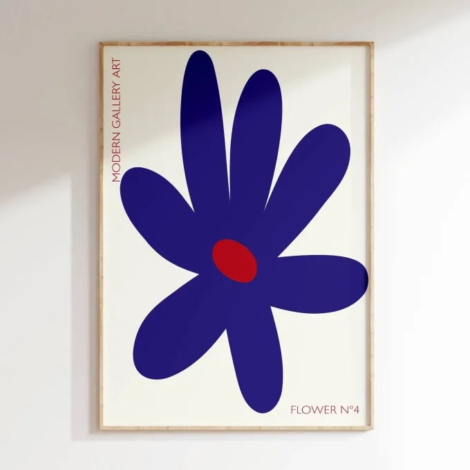 AFFICHE DÉCORATIVE FLOWER N°1 - Inouï