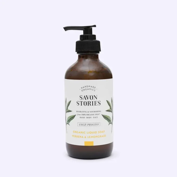 SAVON LIQUIDE BIO VERVEINE ET CITRONNELLE - Savon Stories